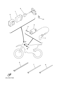 YZ125J Электрика 1