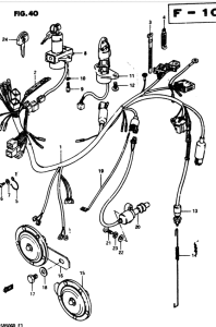 GS850 Жгут проводов