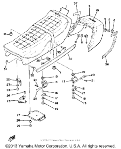 XS400-2E - 1978 Сиденье