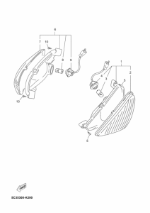 YN50F Проблесковый световой сигнал