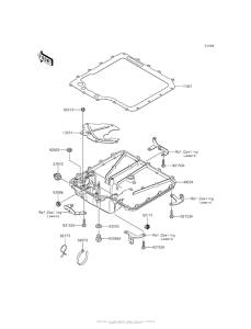 ZX1400 Маслянный поддон