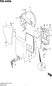 LS650 Обтекатель рамы