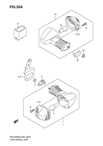 DR-Z400 Поворотники