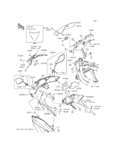EX400 カウリング
