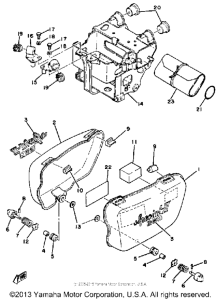 XS650G Side cover - tool