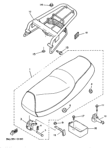 CW50 Selle. porte -bagages