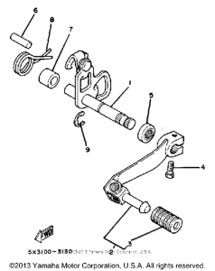 IT175K Shift shaft - pedal