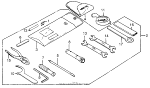 CB650SC Инструмент