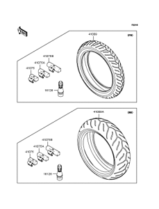 ZX1000 Покрышки