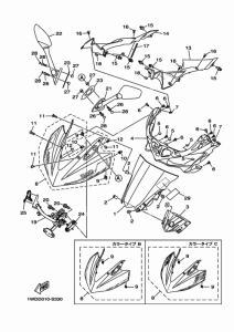 YZF-R3A ウインドシールド