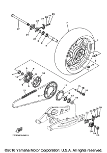 FZ07 Переднее колесо