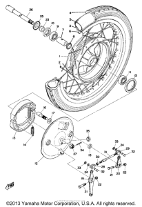 TA125 Переднее колесо