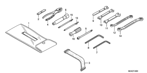 GL1800 (ABS) Инструмент