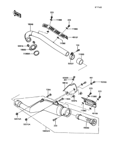 KL250 Глушитель