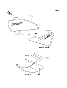 ZR400 Наклейки