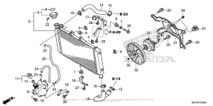 CTX700 Радиатор