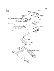 ER650 Боковые обтекатели