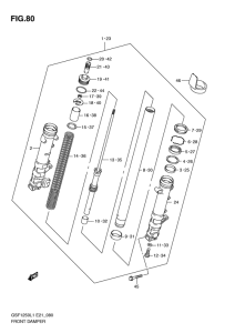 GSF1250 (ABS) Передняя вилка