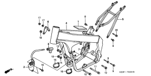 CR250R Frame body
