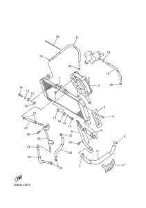 FZS600S Radiator. hose