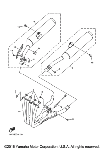 FJR1300A Выхлопная система