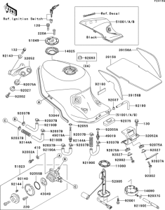 ZX1100 Fuel tank(1 / 2)(zx1100-d2)