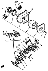 TY50M Впускная система