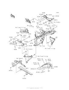 ZR800 Боковые обтекатели