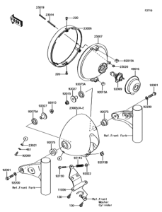 BJ250LGFA ヘッドライト