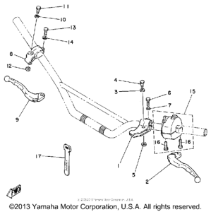 IT250G Handle switch-lever