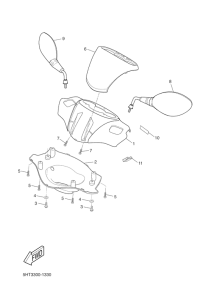 XQ150 Обтекатель 1