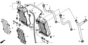 CR125R Radiator 85-88