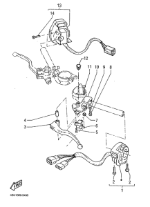 SZR660 Handle switch. lever