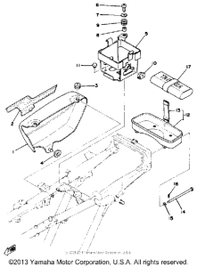 RD400E Side cover box