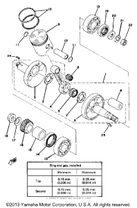GTMXE Коленвал и поршни