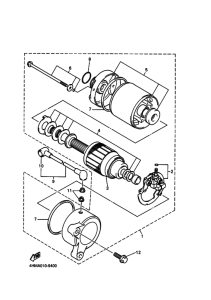 XJ600S Стартерный мотор
