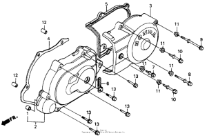 SA50 Left side cover 94