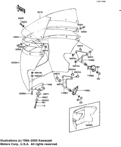 KZ1100 Обтекатель