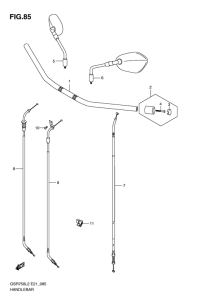 GSR750 (ABS) Руль
