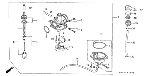 SA75 Carburetor assy