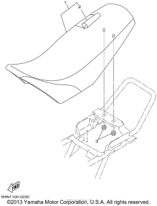 TTR90P Сиденье