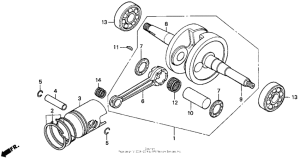 EZ90 Коленвал