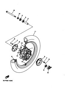 XV1100S XV1100SL Transom + tube