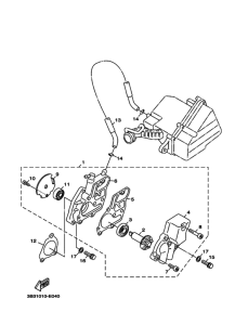 XF50 XF50X Водяная помпа