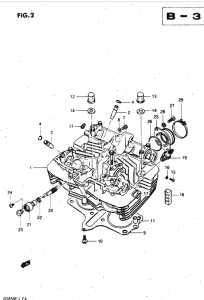 GS450 Крышка головки цилиндров