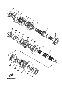 XV1600 Мост ведущий комплект