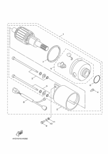 XC125E スターテイングモータ