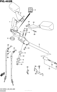 GSX1300R (ABS) Handlebar (Gsx1300Ral7 E28)