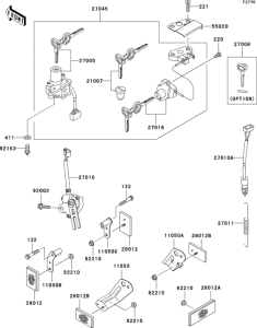 ZX600 Замок зажикания