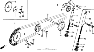 Z50R Цепь ГРМ